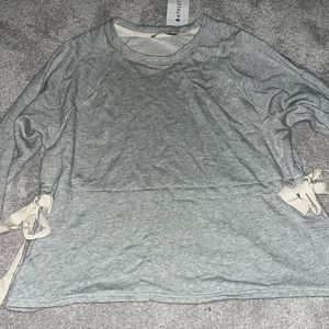 NWT ATHLETA PULLOVER WITH TIES